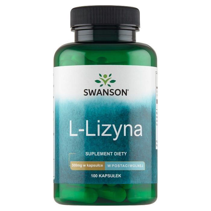 цена Препарат, укрепляющий иммунитет и поддерживающий нервную систему Swanson L-Lizyna kapsułki 500 mg, 100 шт