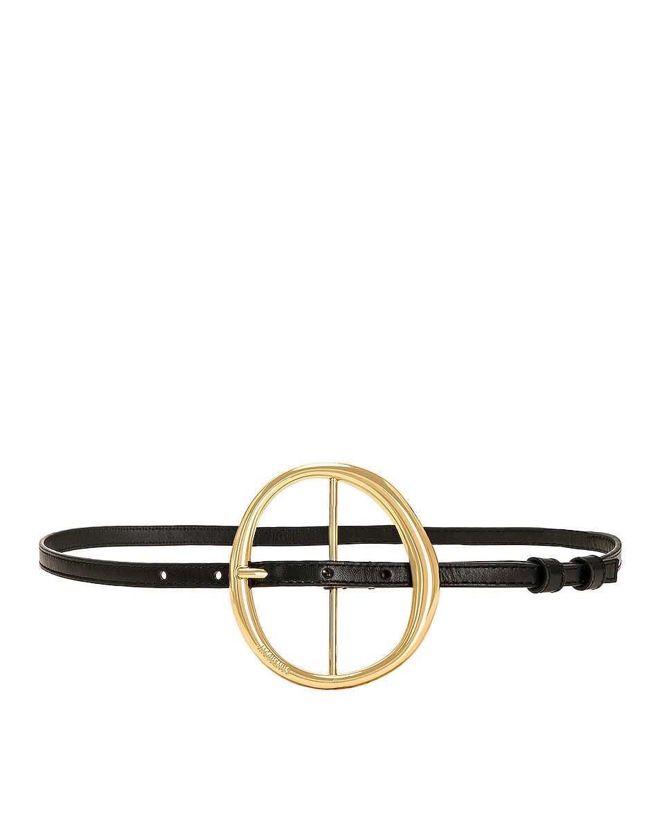 

Ремень Jacquemus La Ceinture Ronde, черный