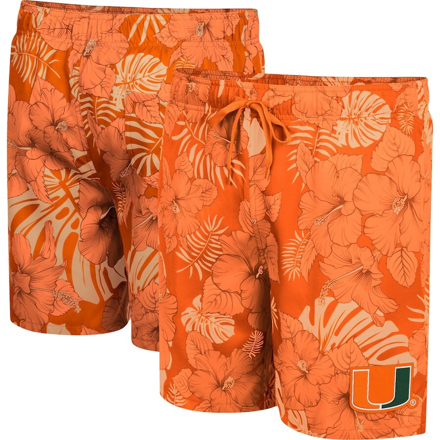 

Пляжные шорты Colosseum Miami Hurricanes, оранжевый