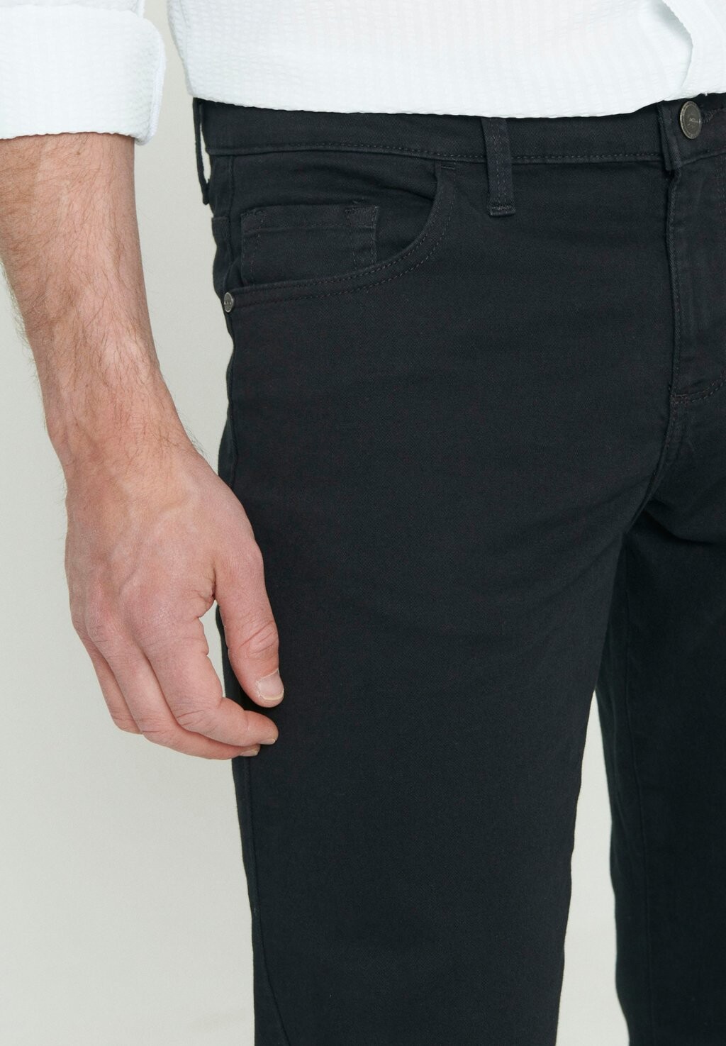 

Брюки Slim Fit AC&CO / ALTINYILDIZ CLASSICS, черные