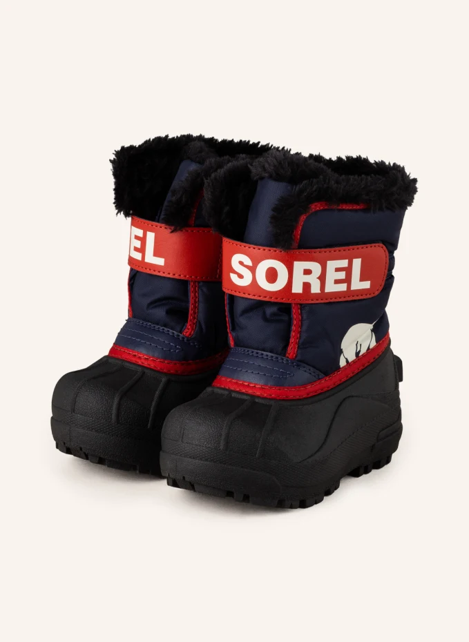 Сапоги Sorel, черный игрушка искусственный мех carolon teddi до 16см