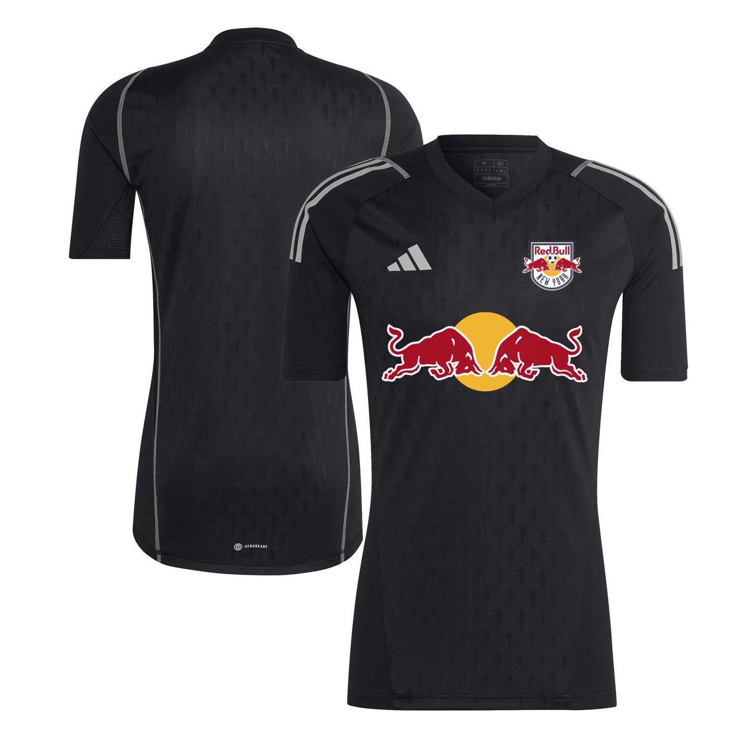 

Мужская черная вратарская футболка adidas New York Red Bulls 2023 Replica, Черный