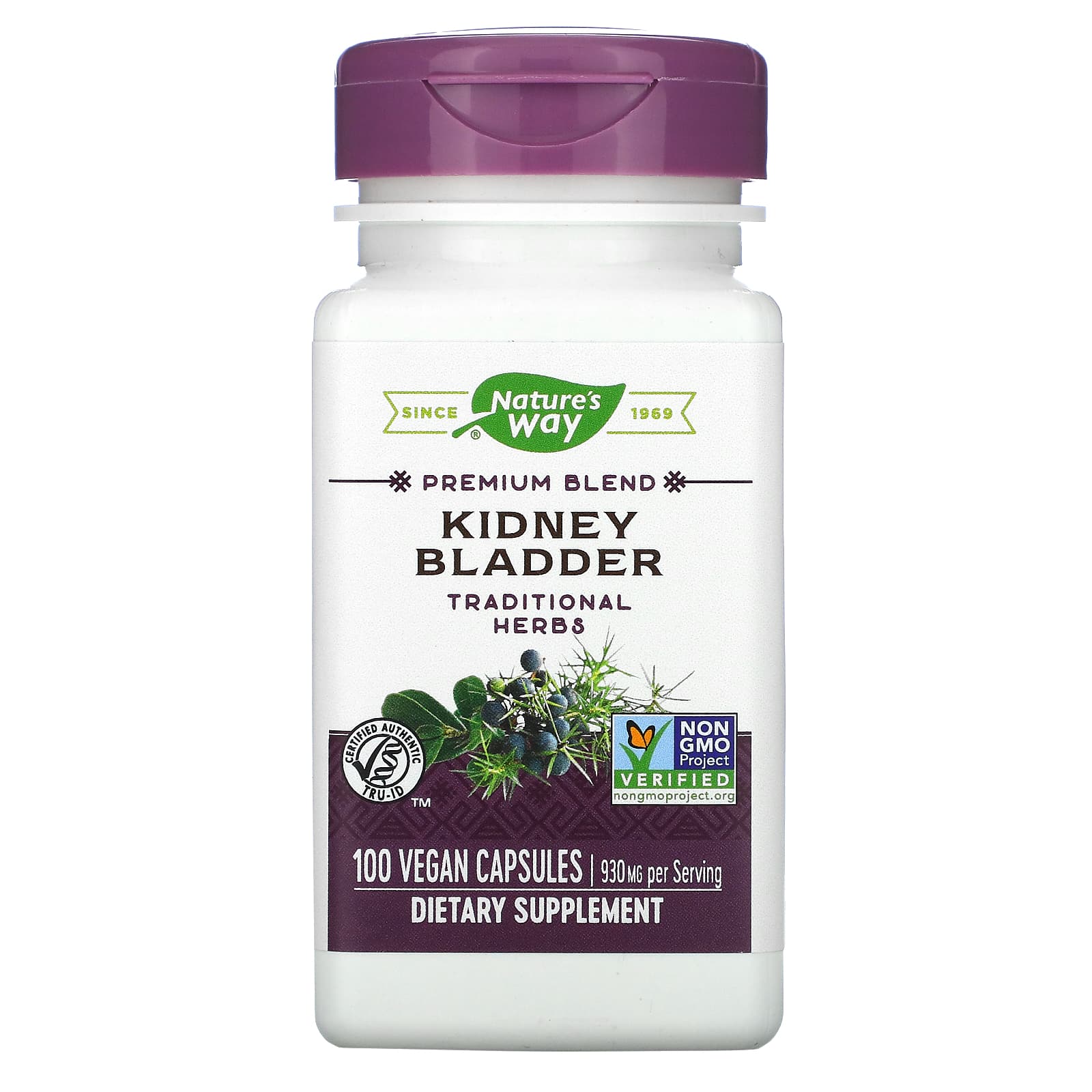 цена Nature's Way Kidney Bladder 465 мг 100 вегетарианских капсул