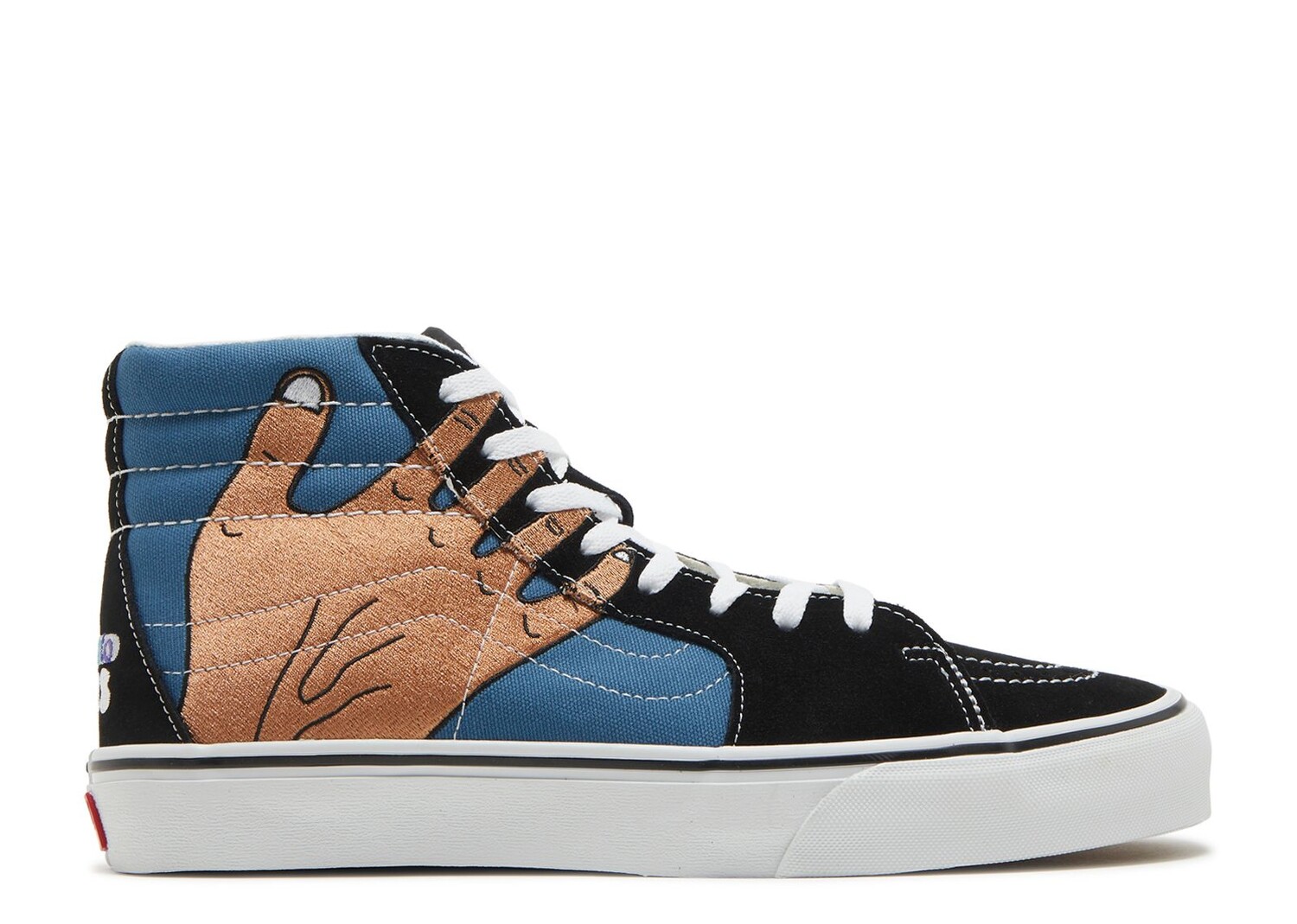 

Кроссовки Vans Imran Potato X Sk8-Hi Vr3 Lx 'Black Navy', черный
