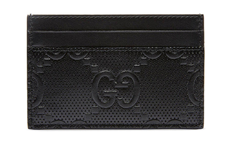 

Футляр для карт Gucci с тиснением GG, черный