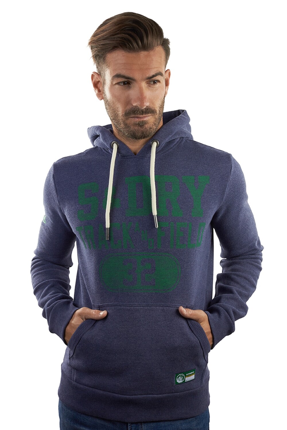 

Толстовка - Синий - Классический крой SUPERDRY