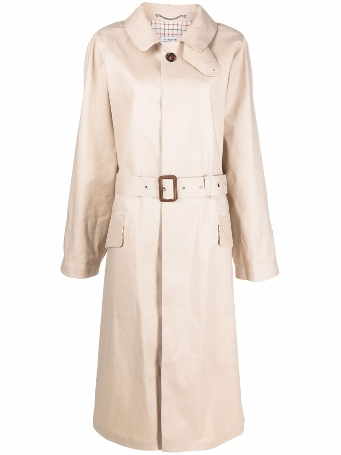 

Плащ оверсайз Maison Margiela, бежевый