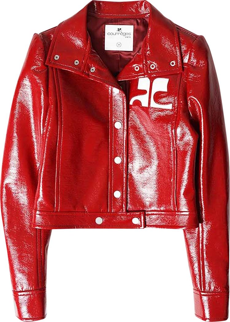 Куртка Courrèges Reedition Vinyl 'Red', красный