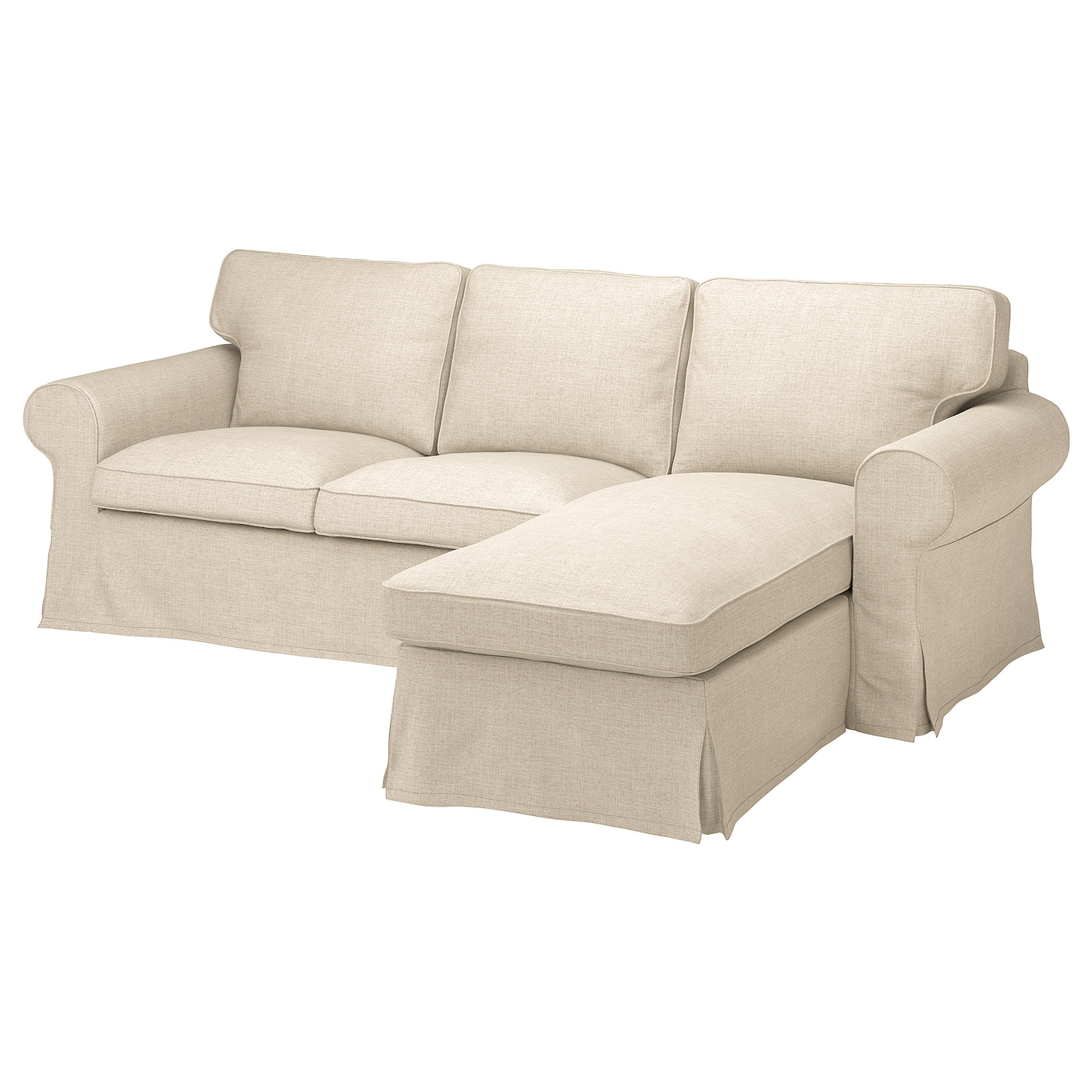 ЭКТОРП 3-местный диван+диван, Киланда светло-бежевый EKTORP IKEA