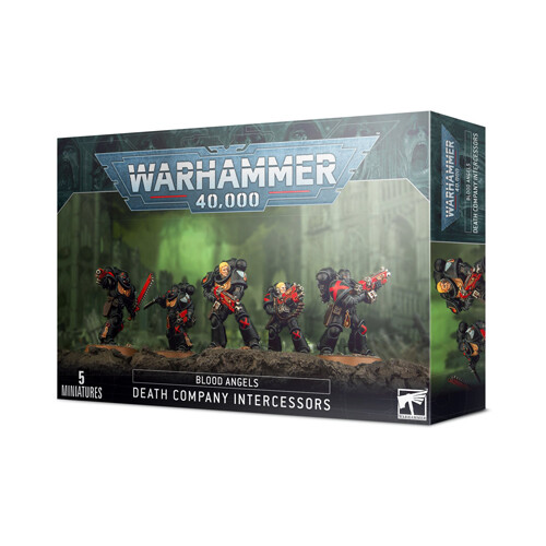 Фигурки Blood Angels: Death Company Intercessors Games Workshop миниатюры warhammer 40000 games workshop набор гниловоз гвардии смерти death guard myphitic blight hauler