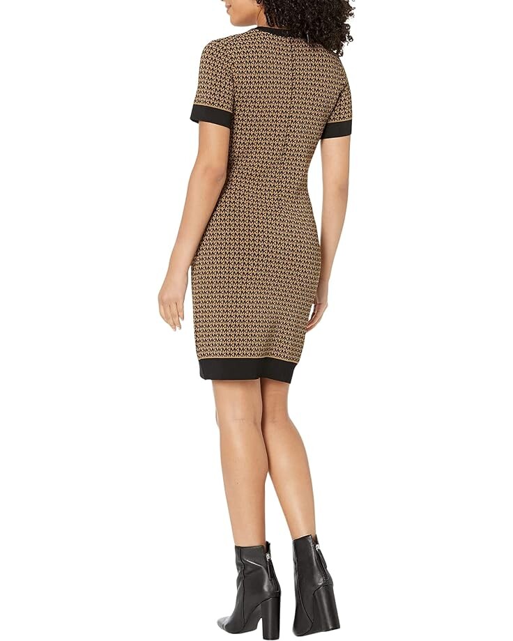 

Платье Michael Kors Block Mini Short Sleeve Dress, цвет Husk