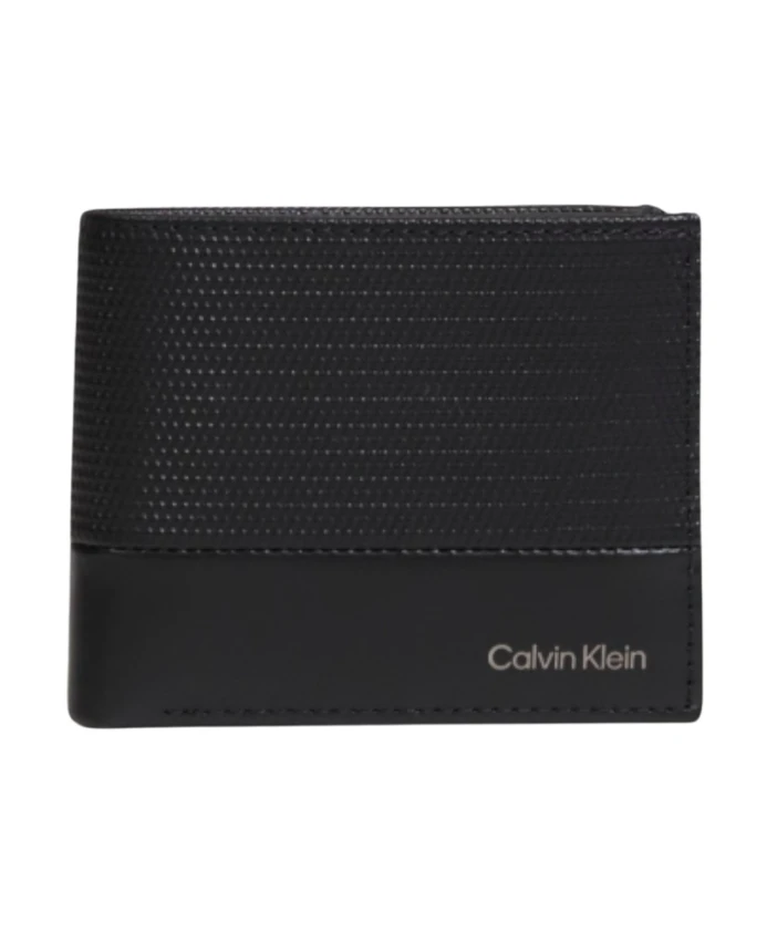 

Двойной кошелек с отделением для монет Calvin Klein, черный