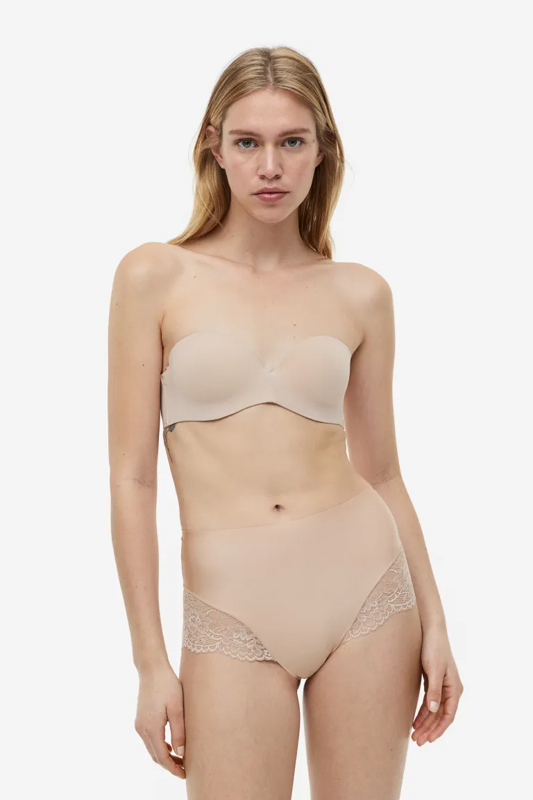 

Бюстгальтер bridgette с набивкой H&M, бежевый