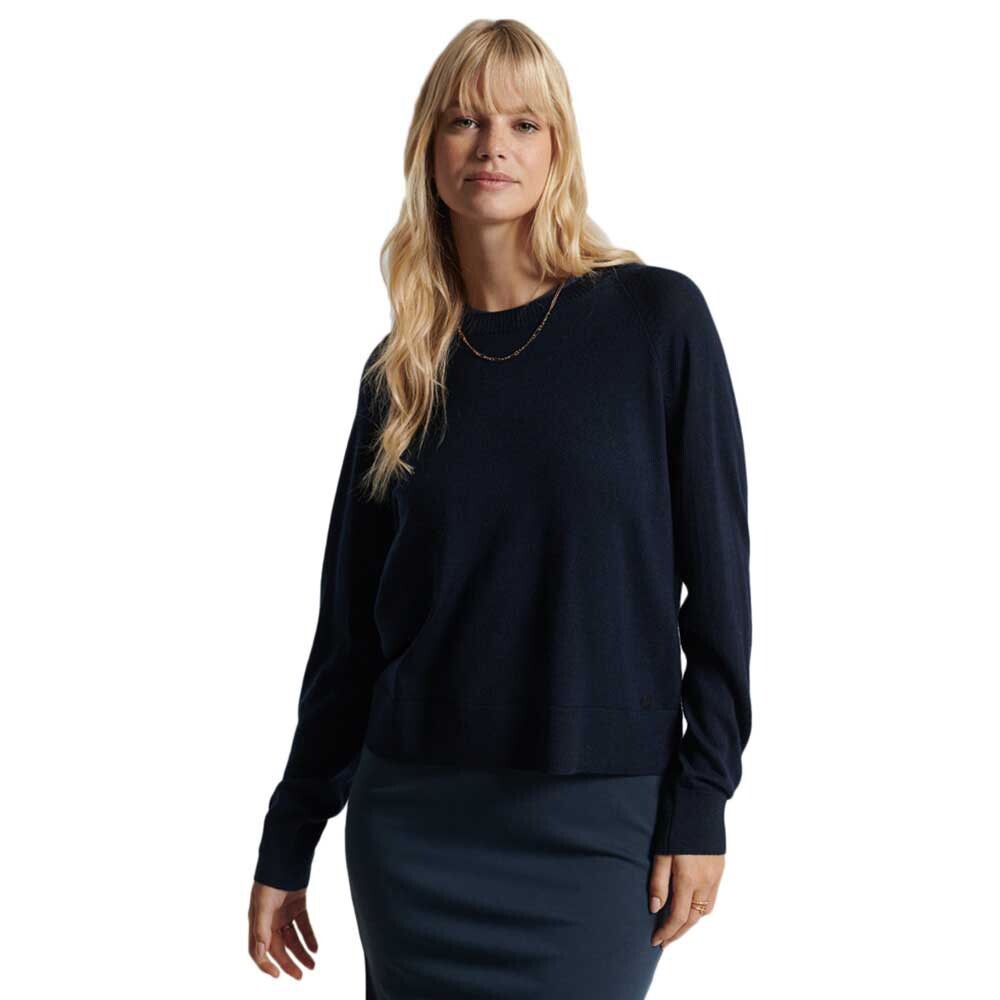 

Свитер Superdry Merino Crew, синий