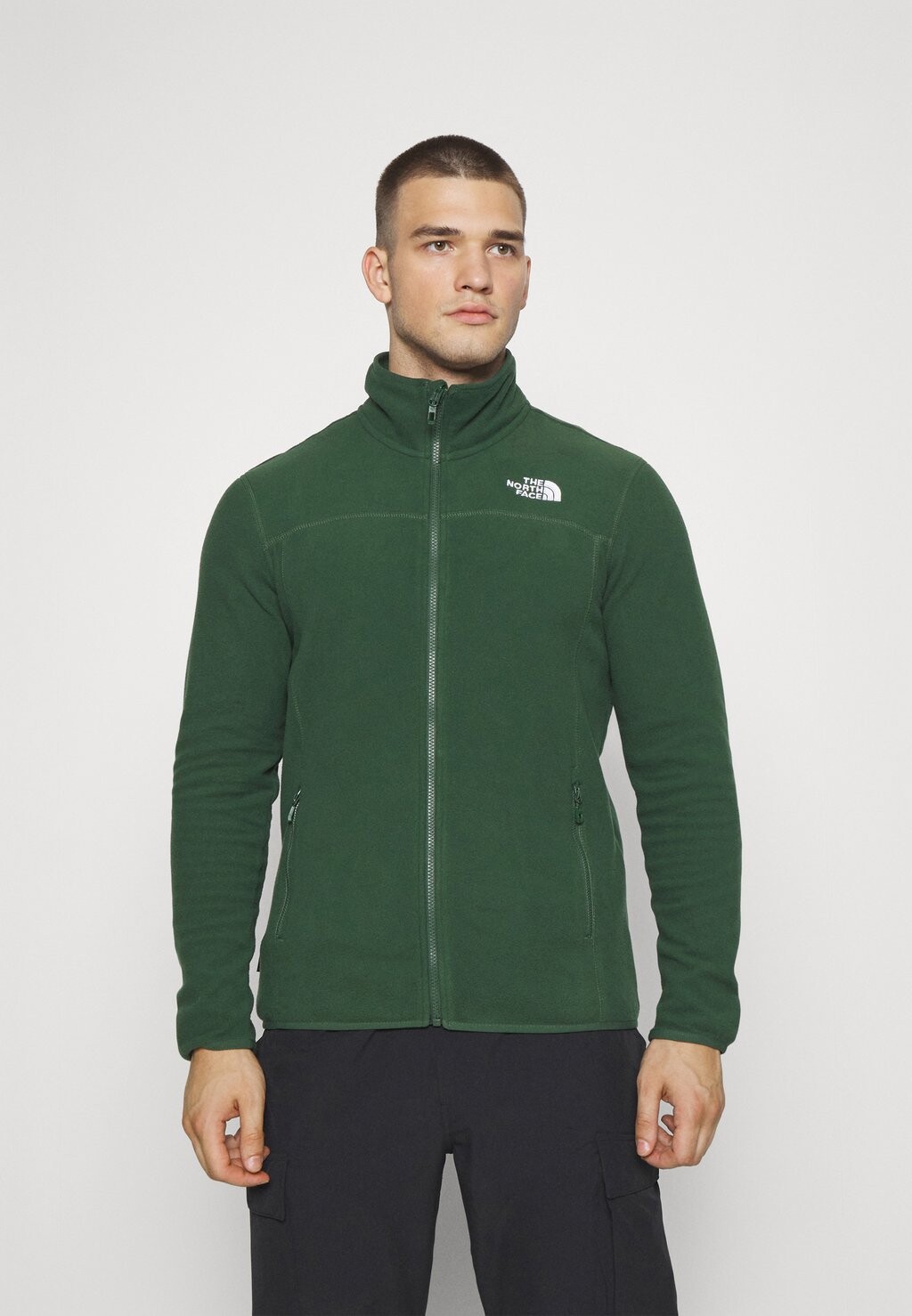 

Толстовка The North Face GLACIER FULL ZIP, цвет pine needle