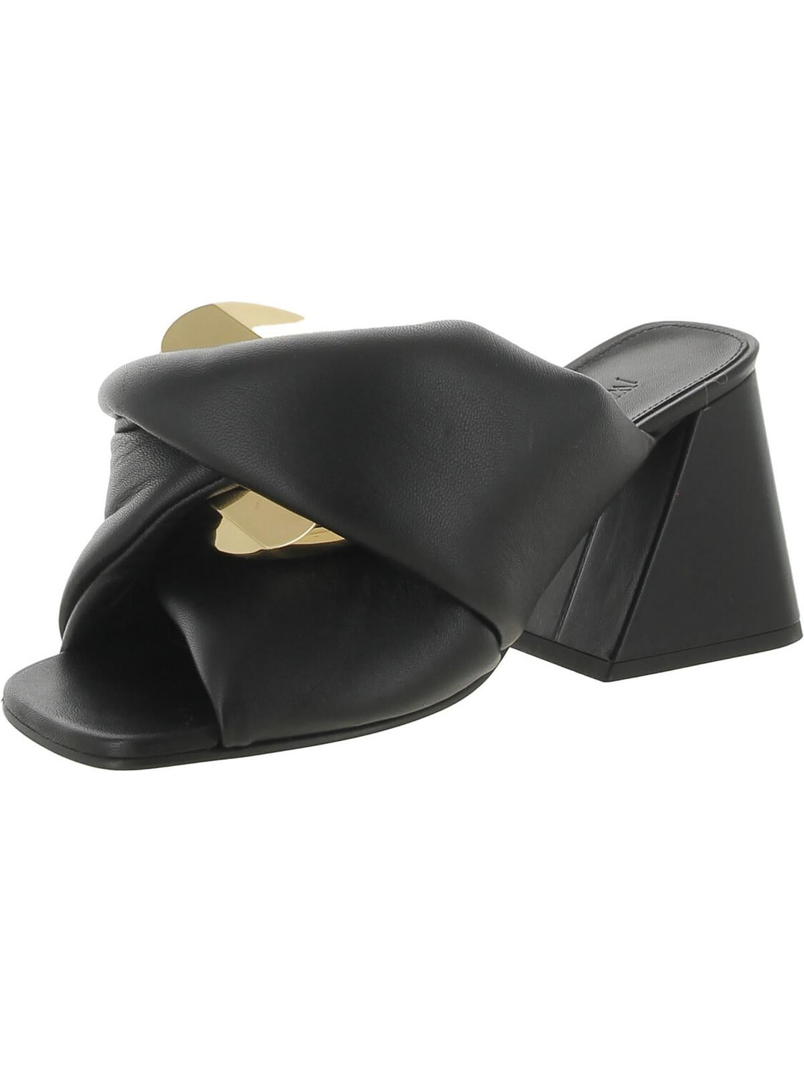 

Женские кожаные сандалии-мюли JW Anderson, цвет Black Nappa