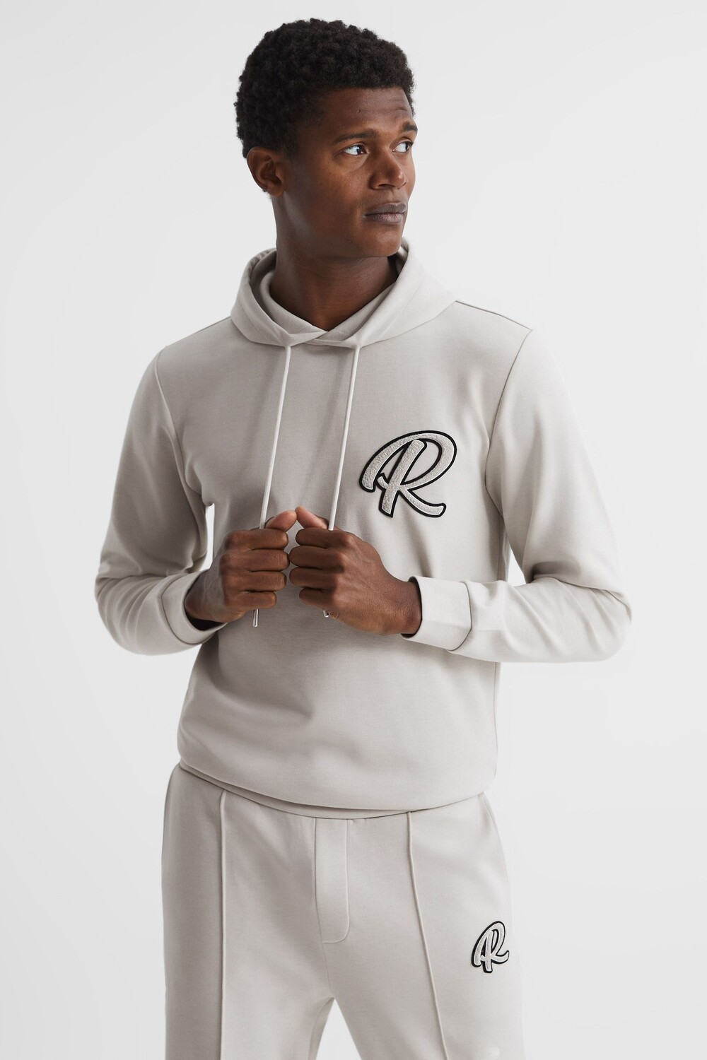 

Худи Fabien R Loungewear Reiss, белый
