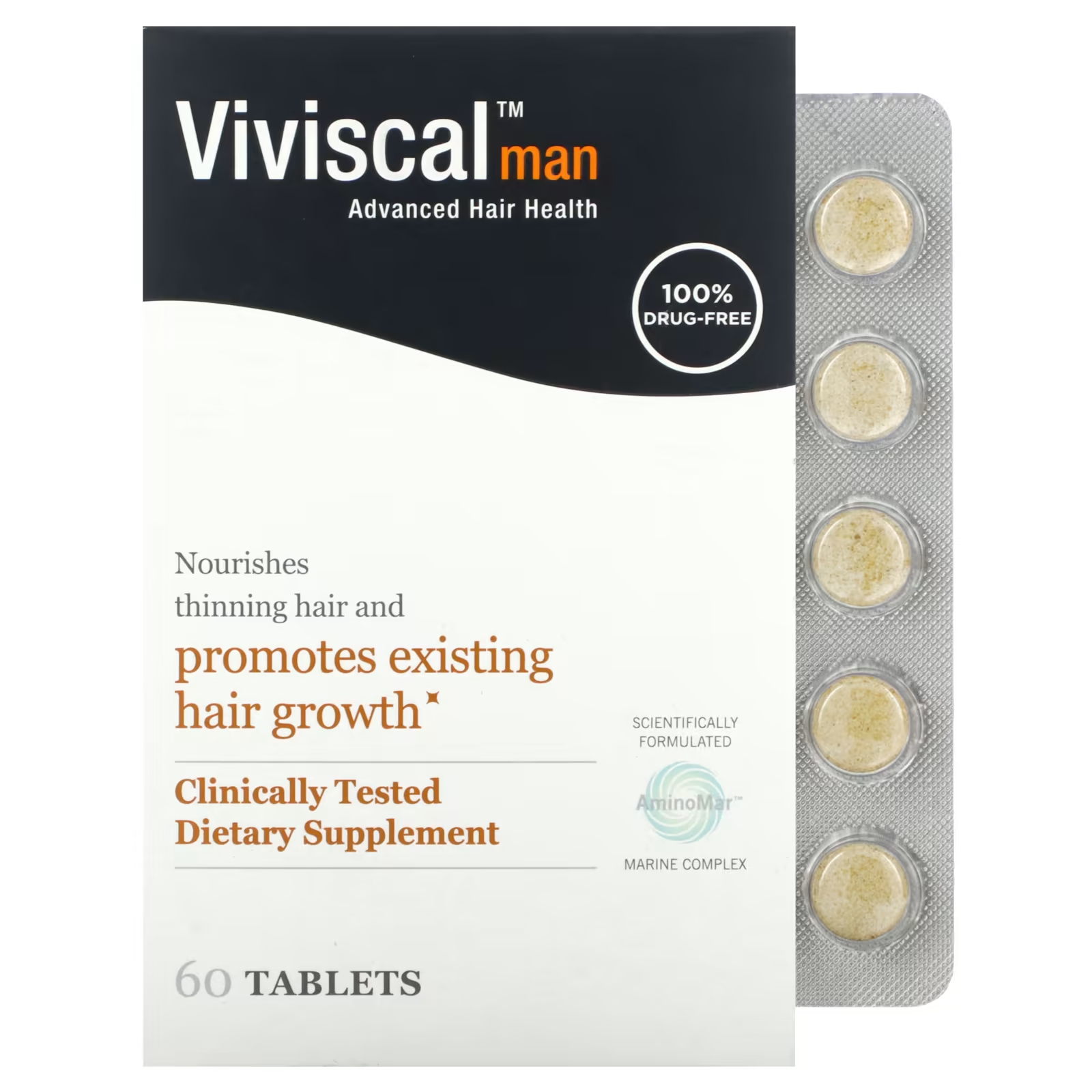 Пищевая добавка Viviscal Улучшенное здоровье волос для мужчин