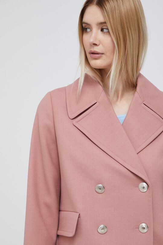 

Куртка из смесовой шерсти Tommy Hilfiger, розовый