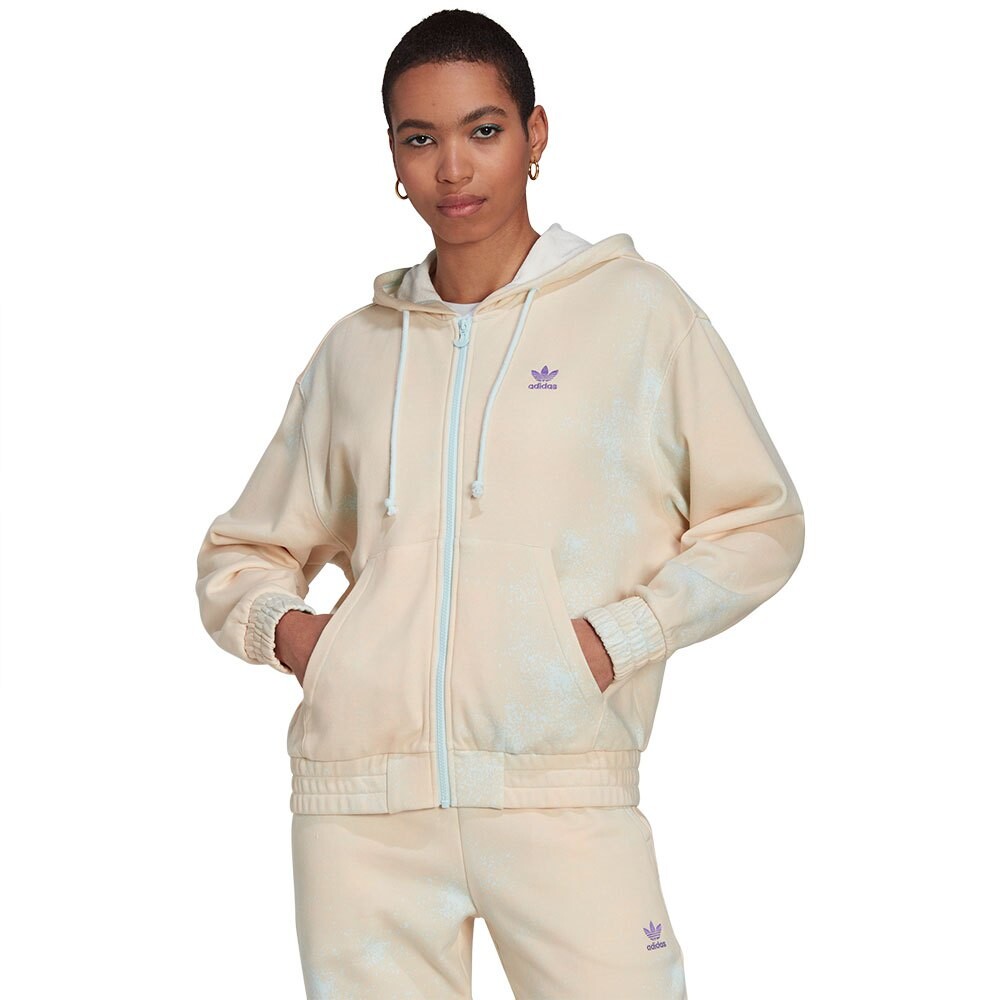 

Худи adidas Originals Allover Print, бежевый