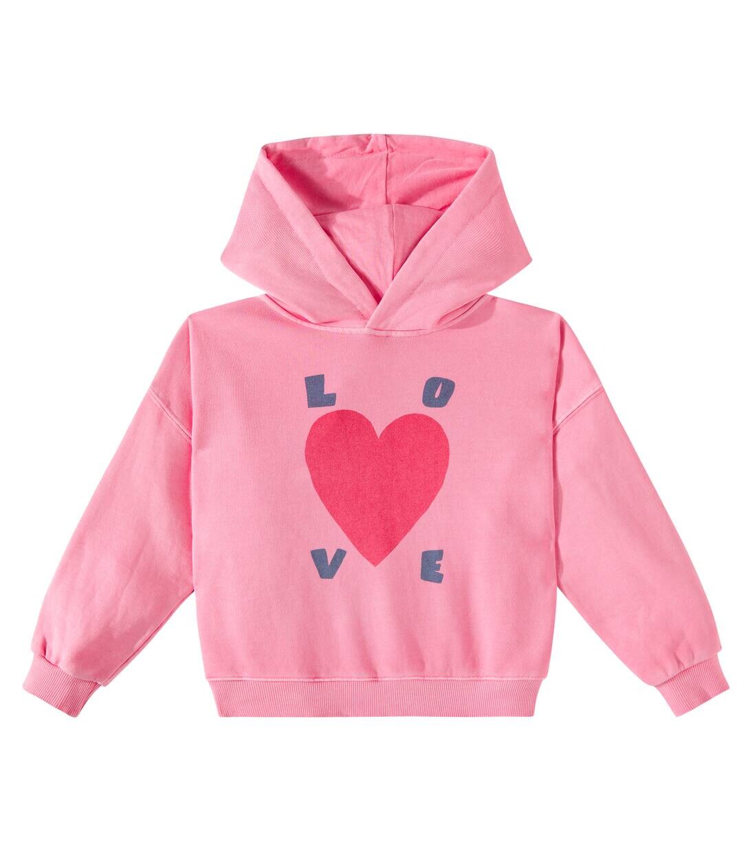 

Толстовка Love из хлопкового джерси Jellymallow, розовый