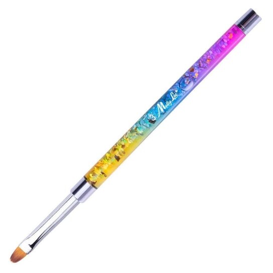 

Овальная кисть для геля 7мм размер 6 №3 MollyLac, Pro Gel Rainbow, Molly Lac