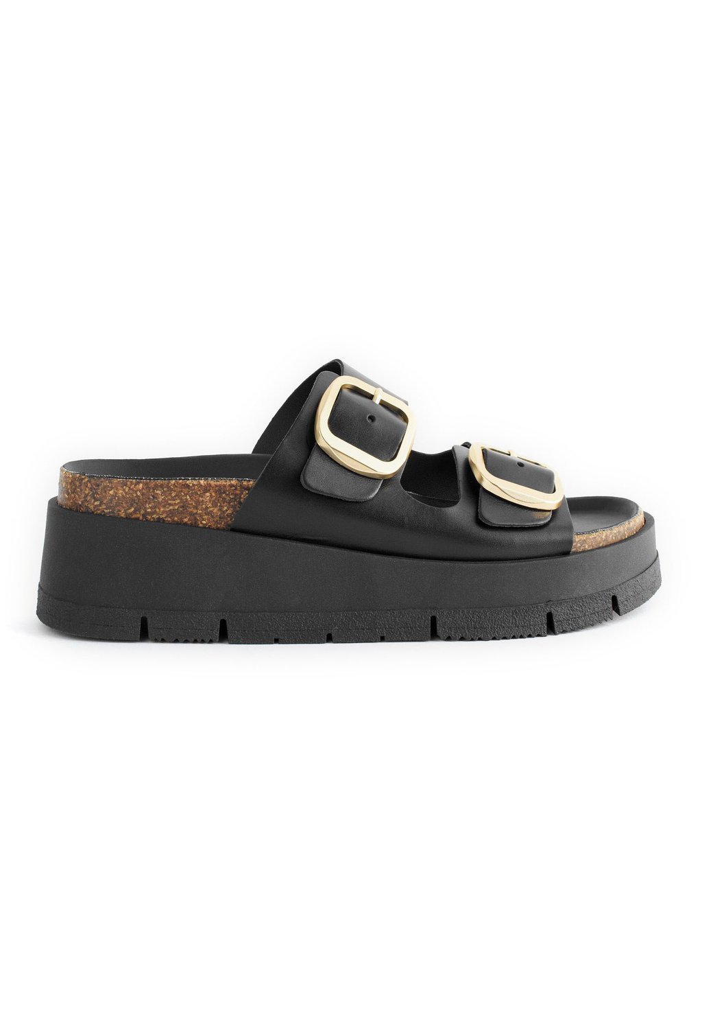 тапочки forever comfortâ double buckle next белый Тапочки Forever Comfort Double Buckle Flatform Next, черный