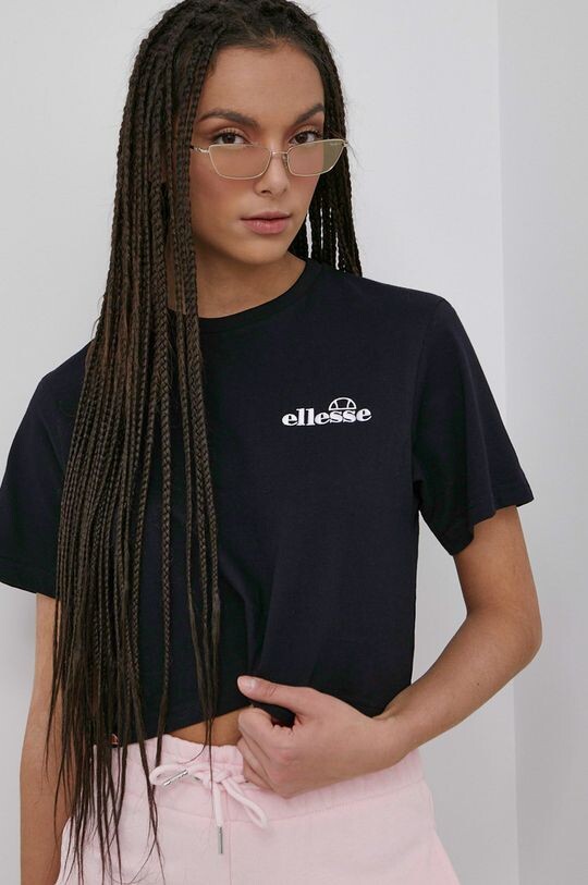 

Хлопковая футболка Ellesse, черный