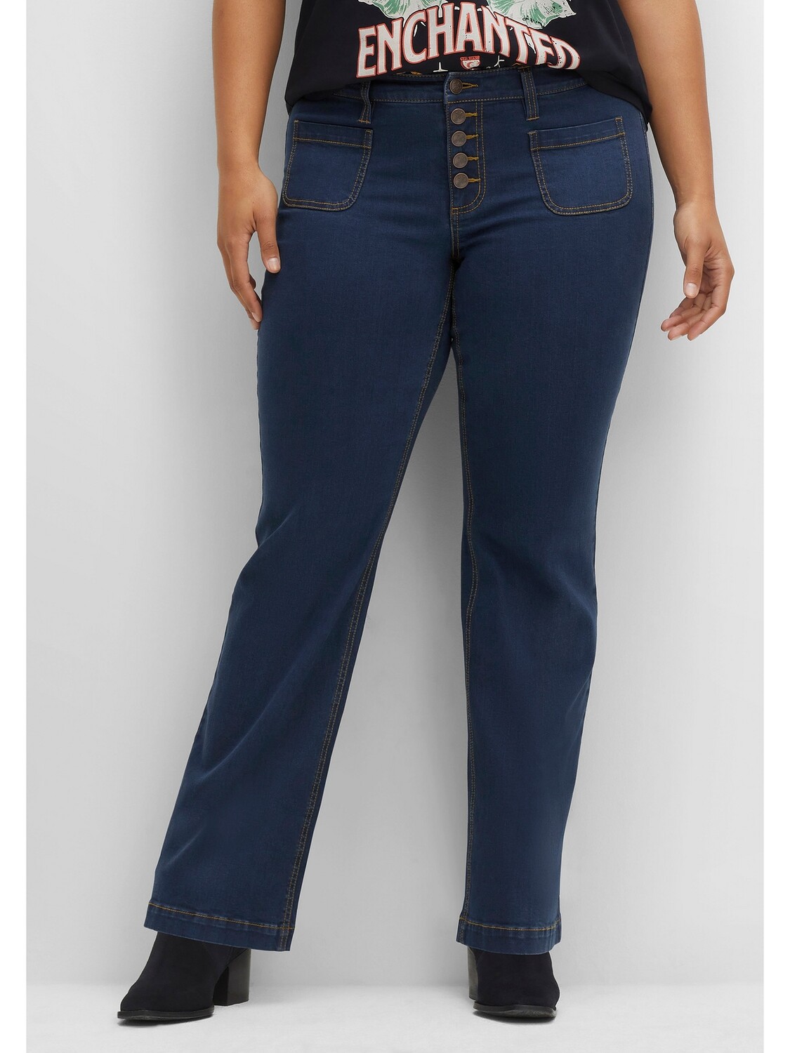 

Джинсы sheego by Joe Browns, цвет dark blue Denim