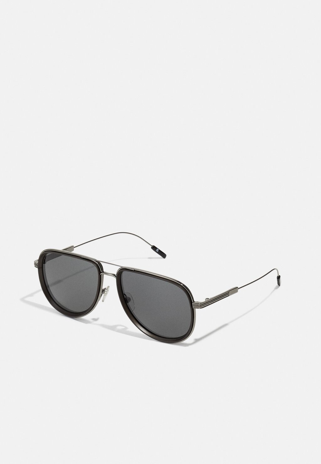 

Солнцезащитные очки ZEGNA, цвет shiny gunmetal