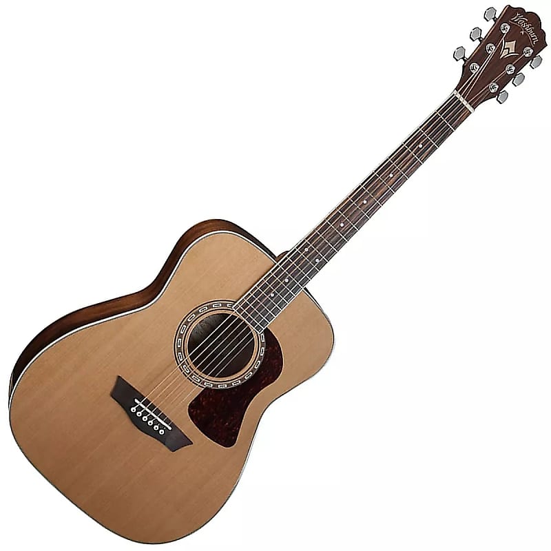 Акустическая гитара Washburn HF11S Heritage Series Folk Shape Cedar Top Satin Mahogany Neck 6-String Acoustic Guitar