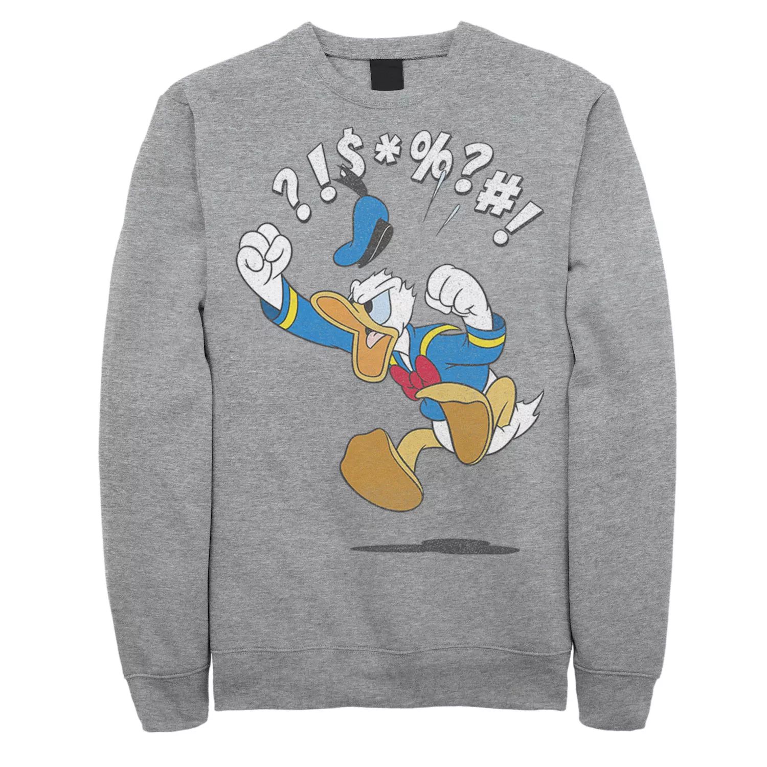 Мужской свитшот Disney Mickey & Friends Donald Duck Angry Jump