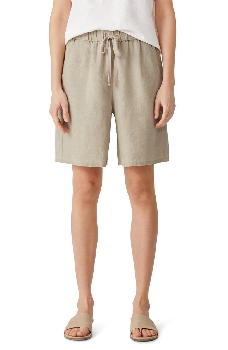 

Шорты из органического льна с кулиской EILEEN FISHER