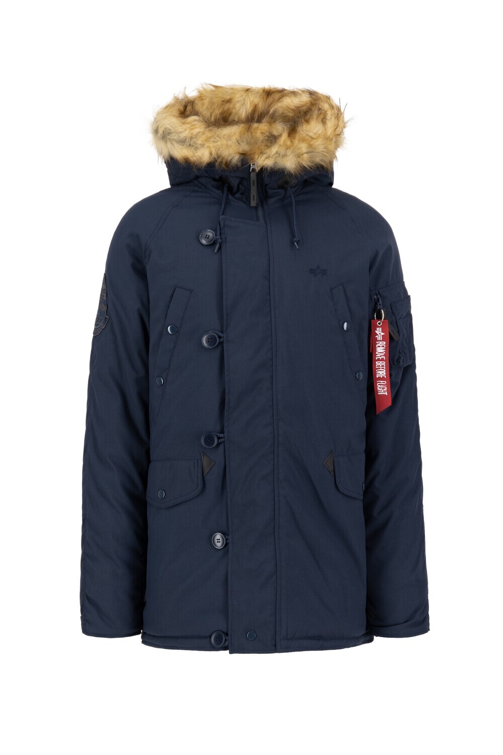 

Зимняя парка Alpha Industries Exporer, ночной синий
