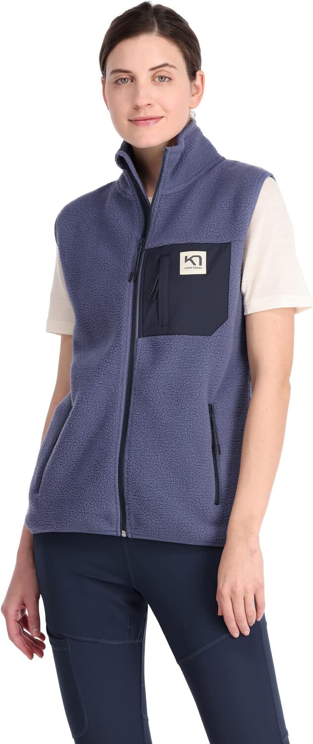 

Рёте Жилет KARI TRAA, цвет Grey/White/Purple