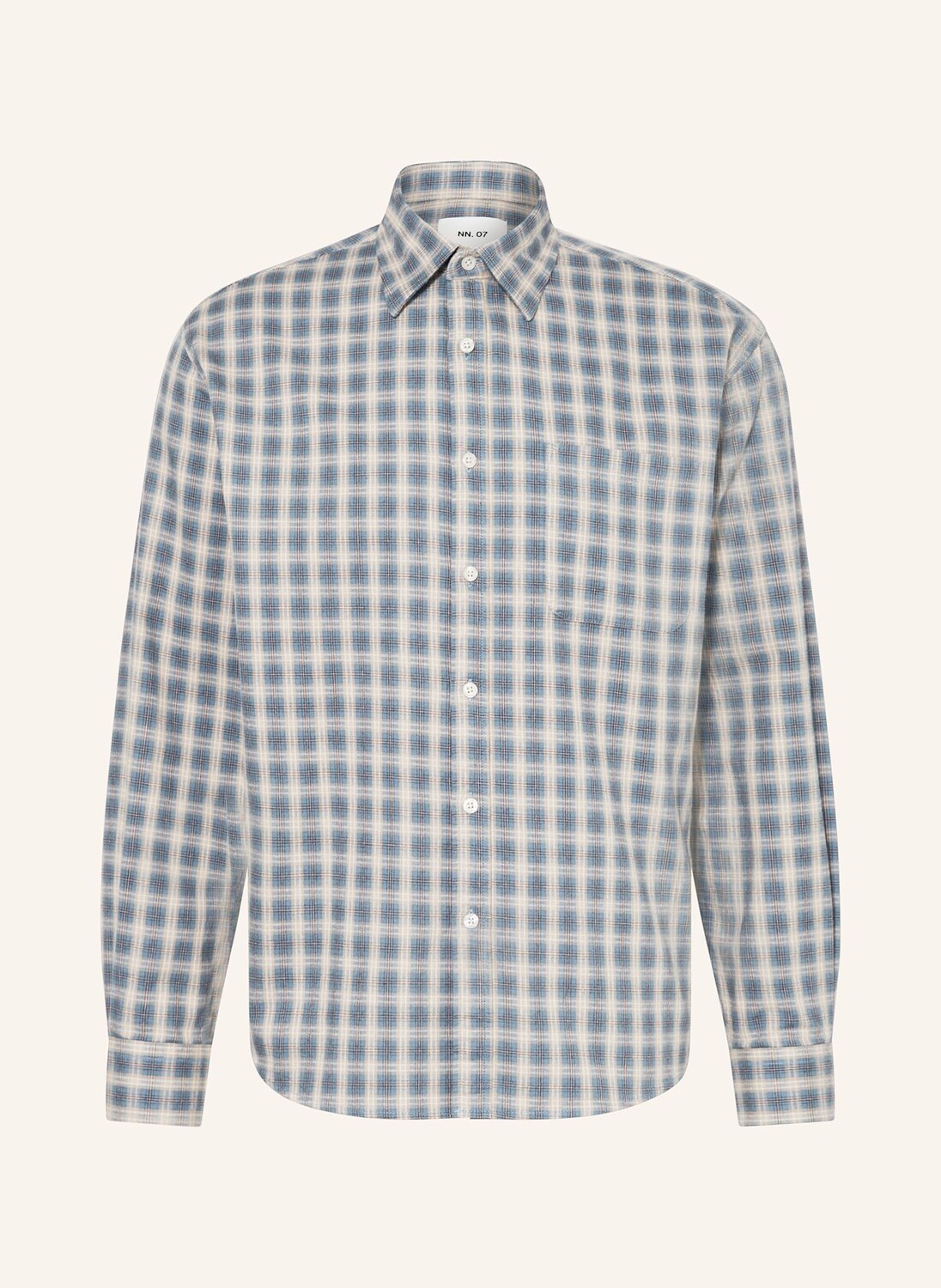 

Фланелевая рубашка deon comfort fit NN.07, цвет HELLBLAU/CREME