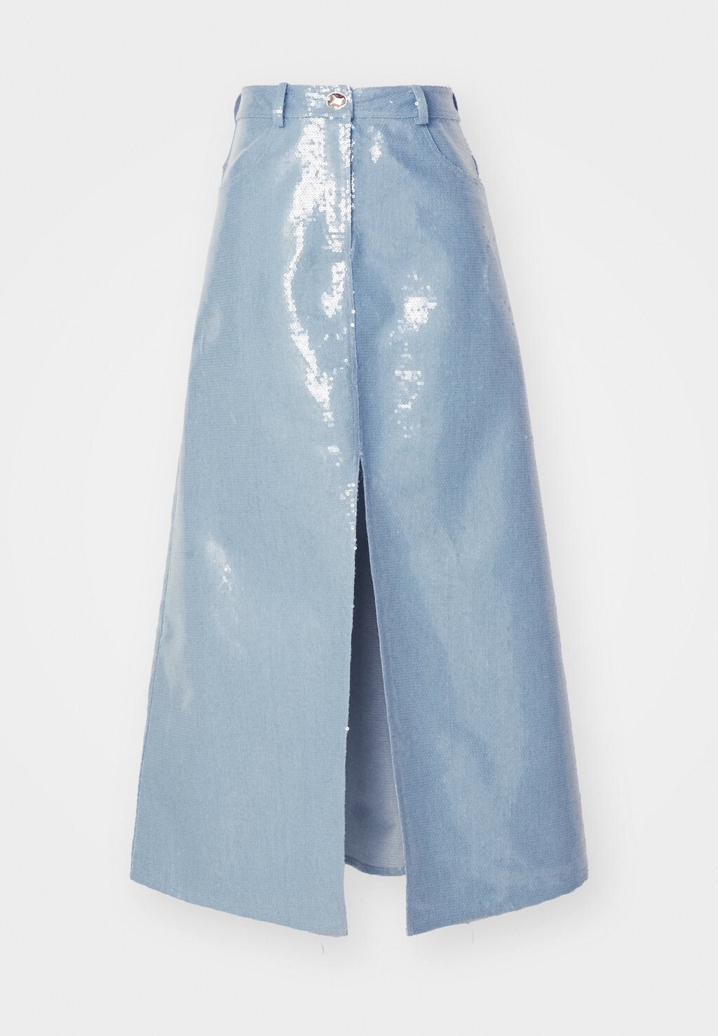 

Юбка А-силуэта Nelliecras Skirt Cras, светло-голубая