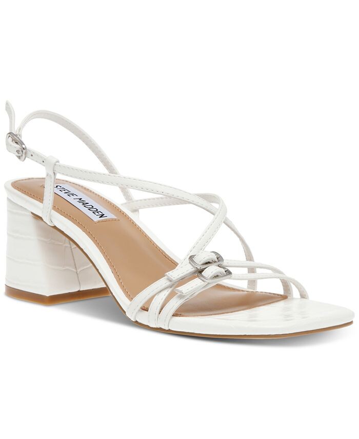 

Женские босоножки Arline на блочном каблуке с ремешками Steve Madden, белый