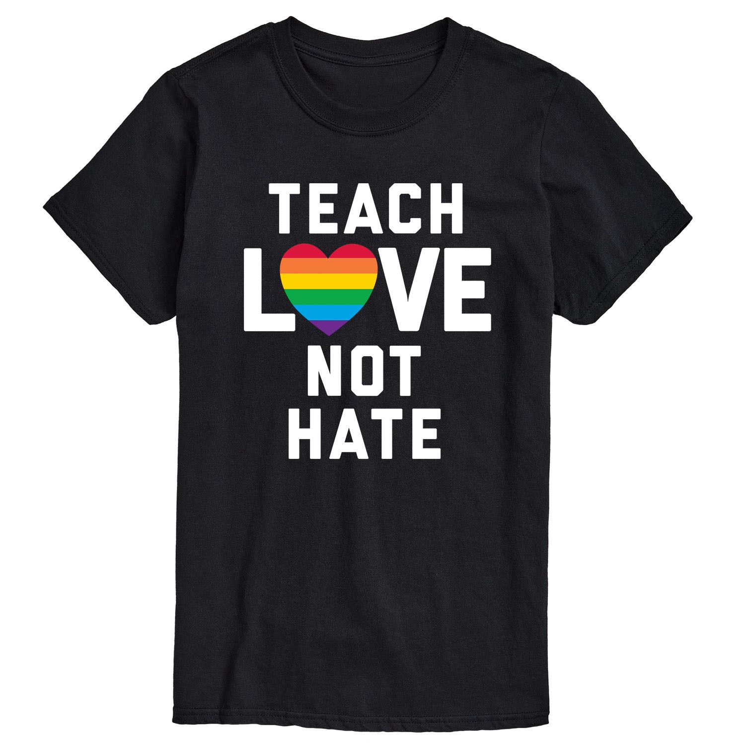 

Мужская футболка Teach Love Not Hate Hate Licensed Character