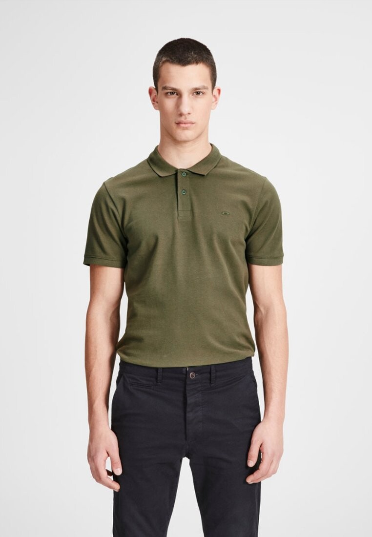 

Поло Jack & Jones, оливковая ночь