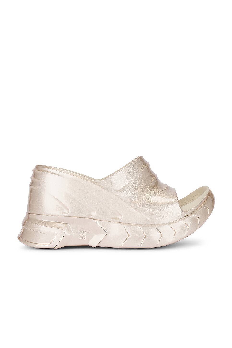 

Сандалии Givenchy Marshmallow Slider Wedge, цвет Dusty Gold