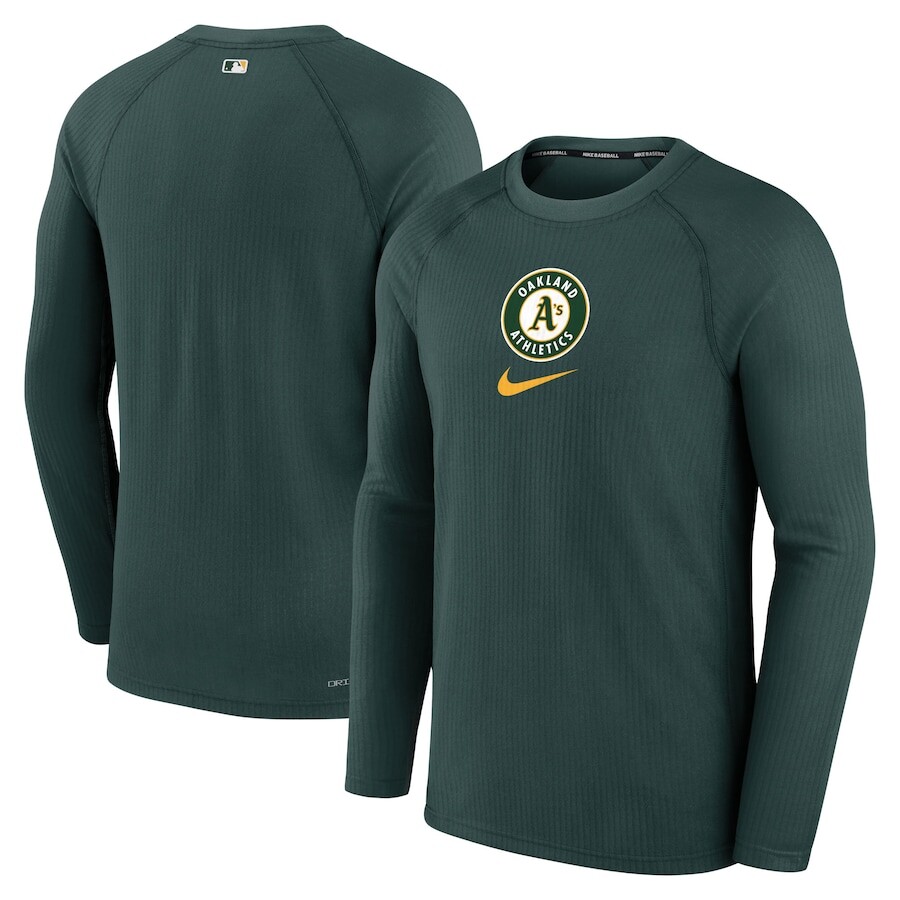 

Футболка с длинным рукавом Nike Oakland Athletics, зеленый