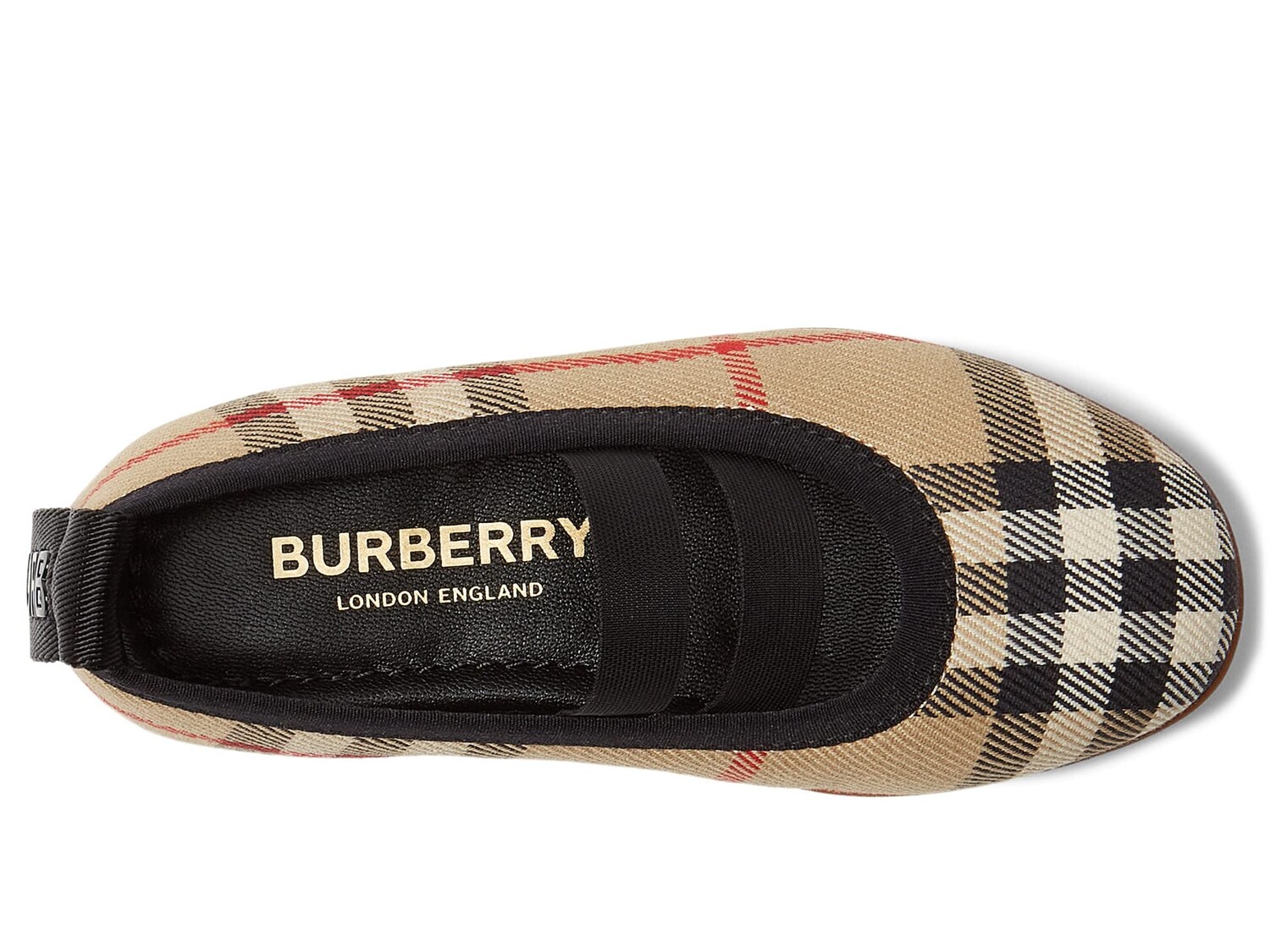 

Обувь на низком каблуке Burberry Kids Mini Grace CHK (Toddler)
