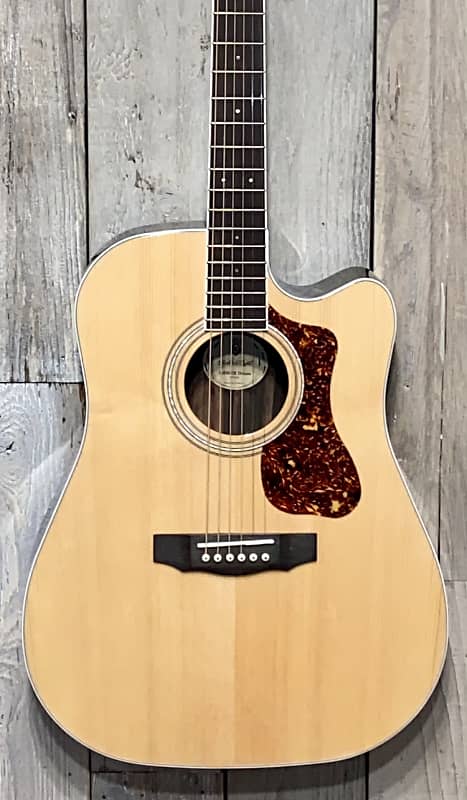 Акустическая гитара Guild Westerly Collection D-260CE Deluxe Sitka Spruce / Ebony Dreadnought Cutaway, Support Small Biz