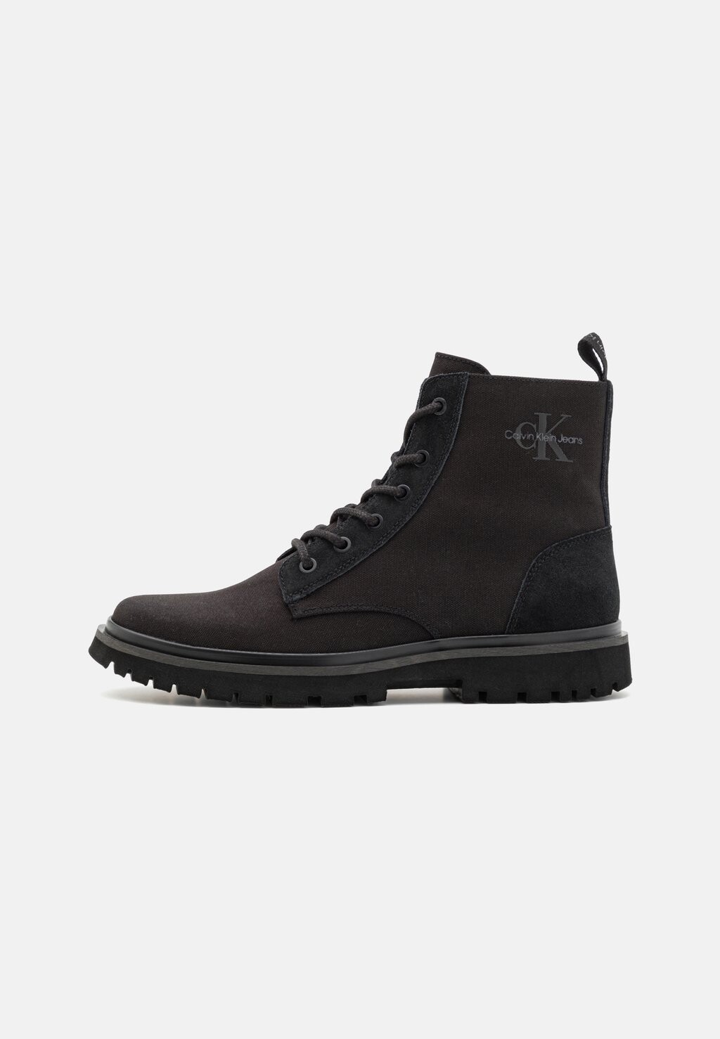 

Ботильоны на шнуровке EVA BOOT MID LACEUP Calvin Klein Jeans, тройной черный
