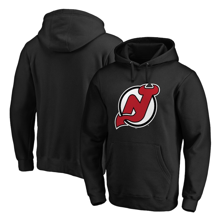 

Пуловер с капюшоном Fanatics Branded New Jersey Devils, черный