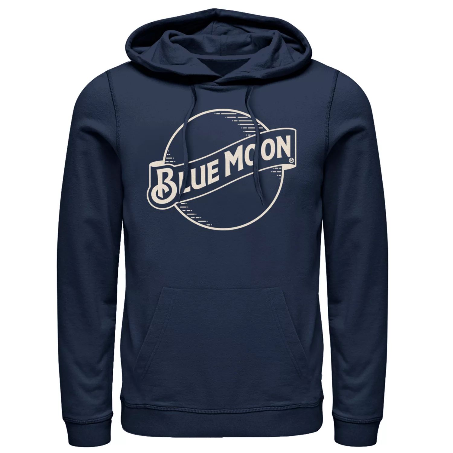Мужской пуловер с капюшоном и логотипом Blue Moon Licensed Character