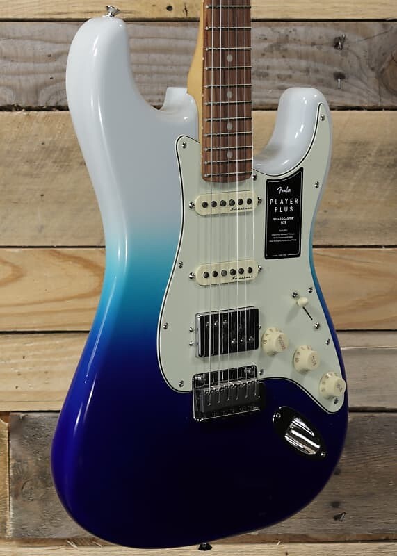 

Электрогитара Fender Player Plus Stratocaster HSS Electric Guitar Belair Blue w/ Gigbag