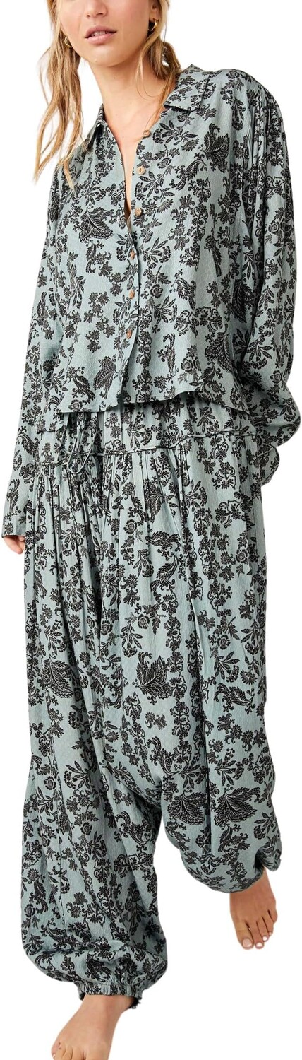 

Пижамный комплект Steady Love Free People, цвет Balsam Combo