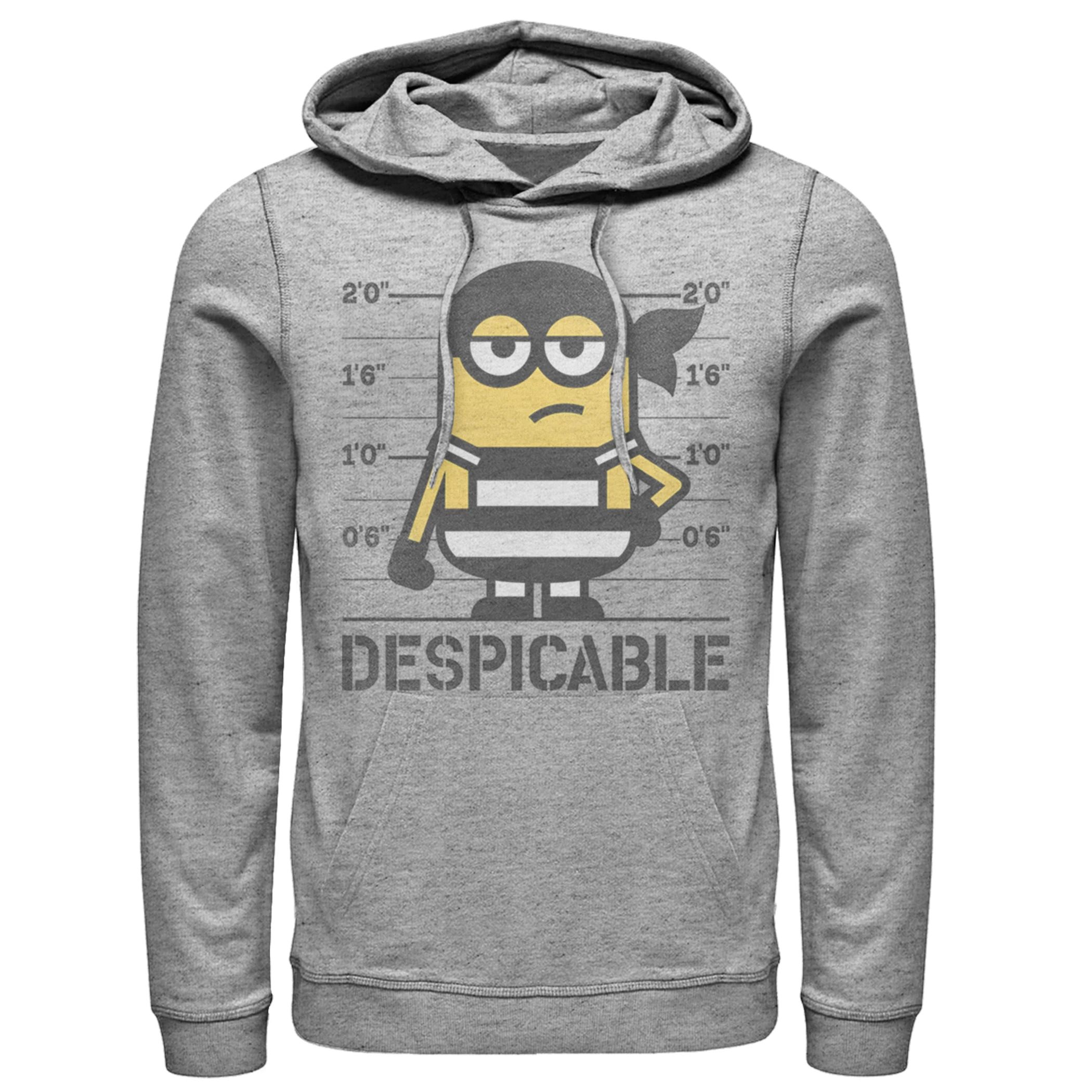 цена Мужской пуловер с капюшоном Minion Despicable Licensed Character